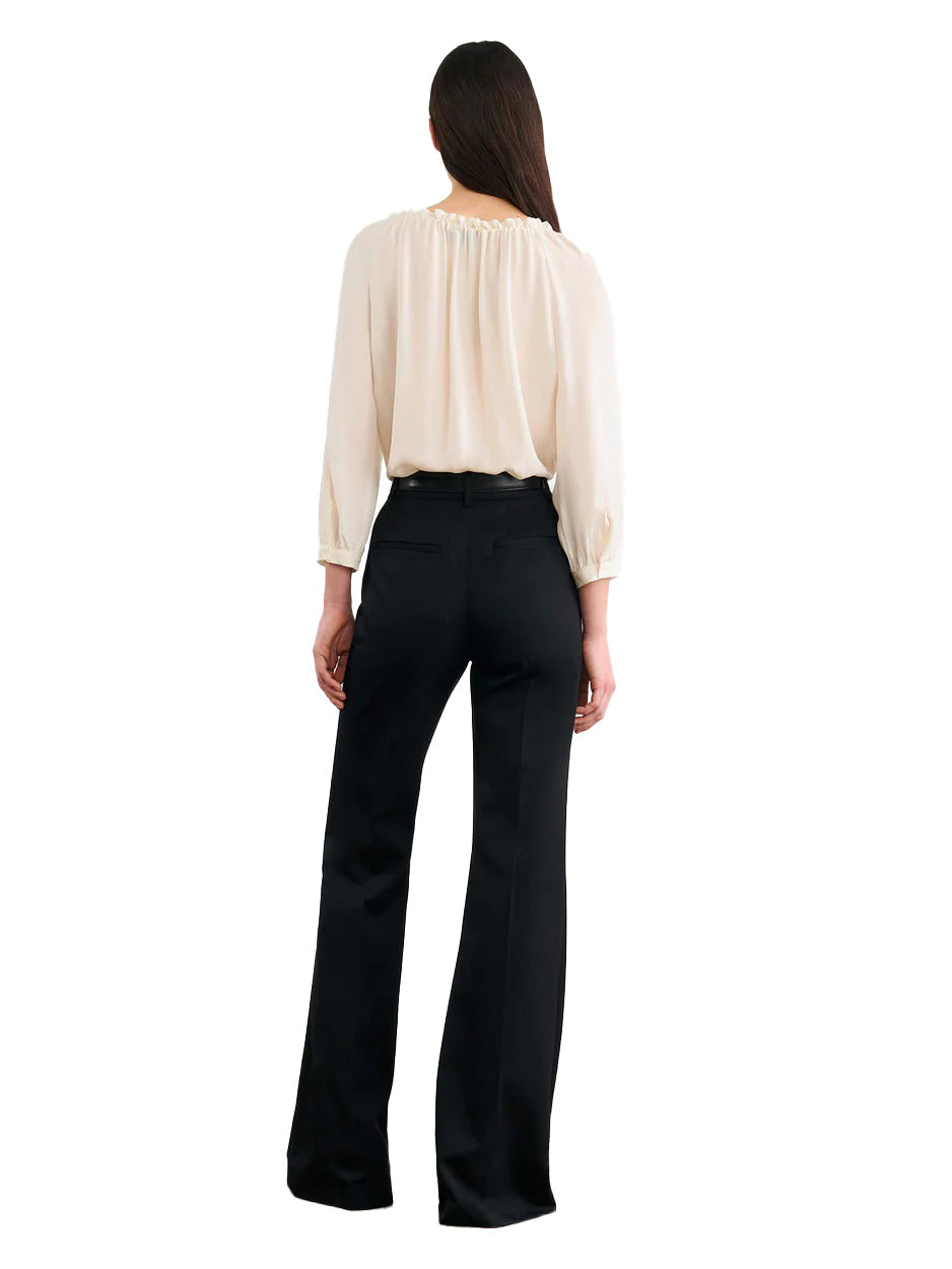 Carley Silk Blouse in Ivory