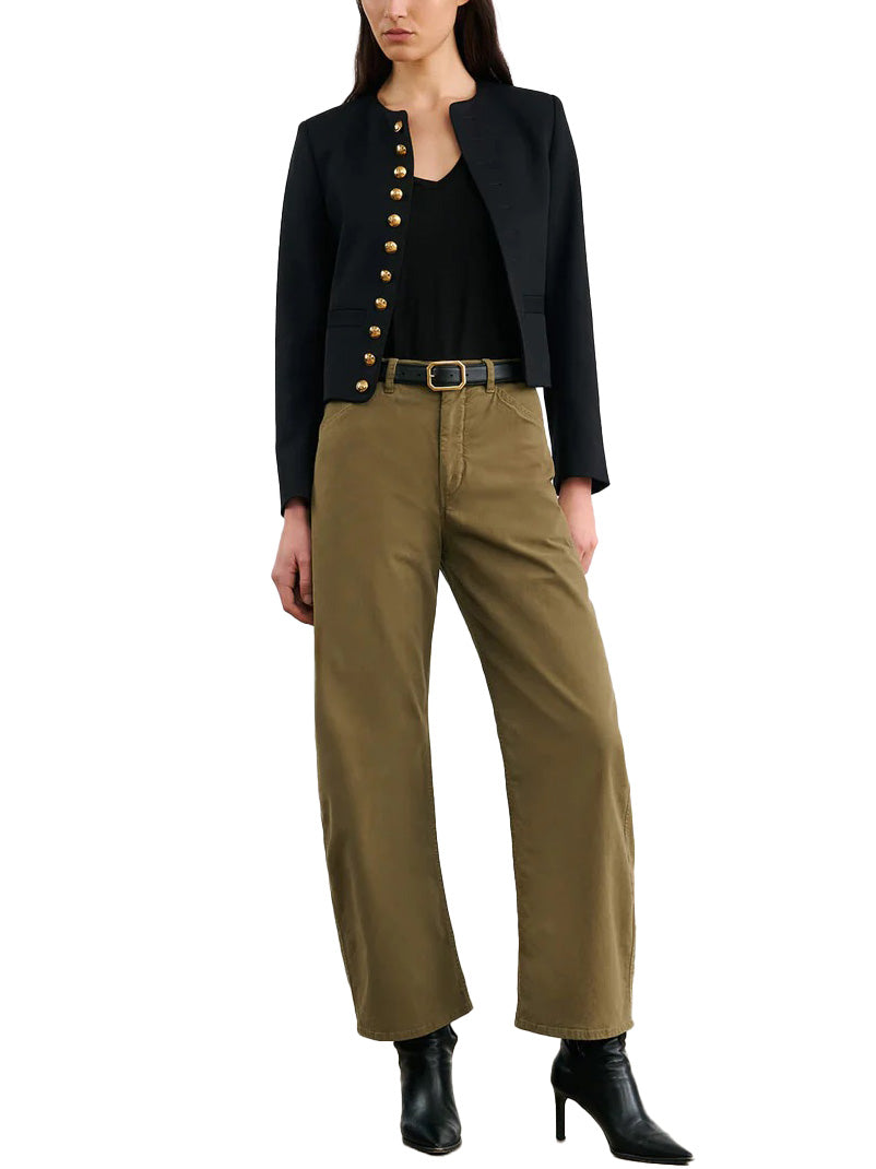 Tribeca Pant in Military Green
