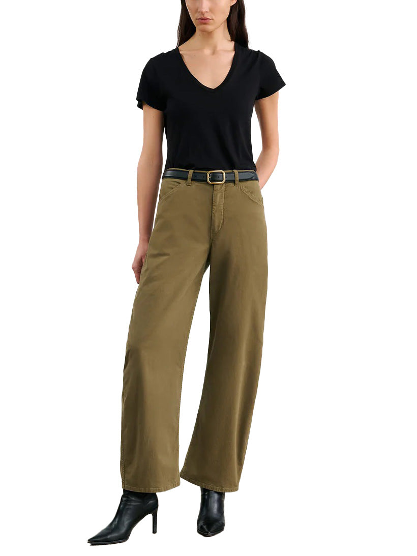 Tribeca Pant in Military Green
