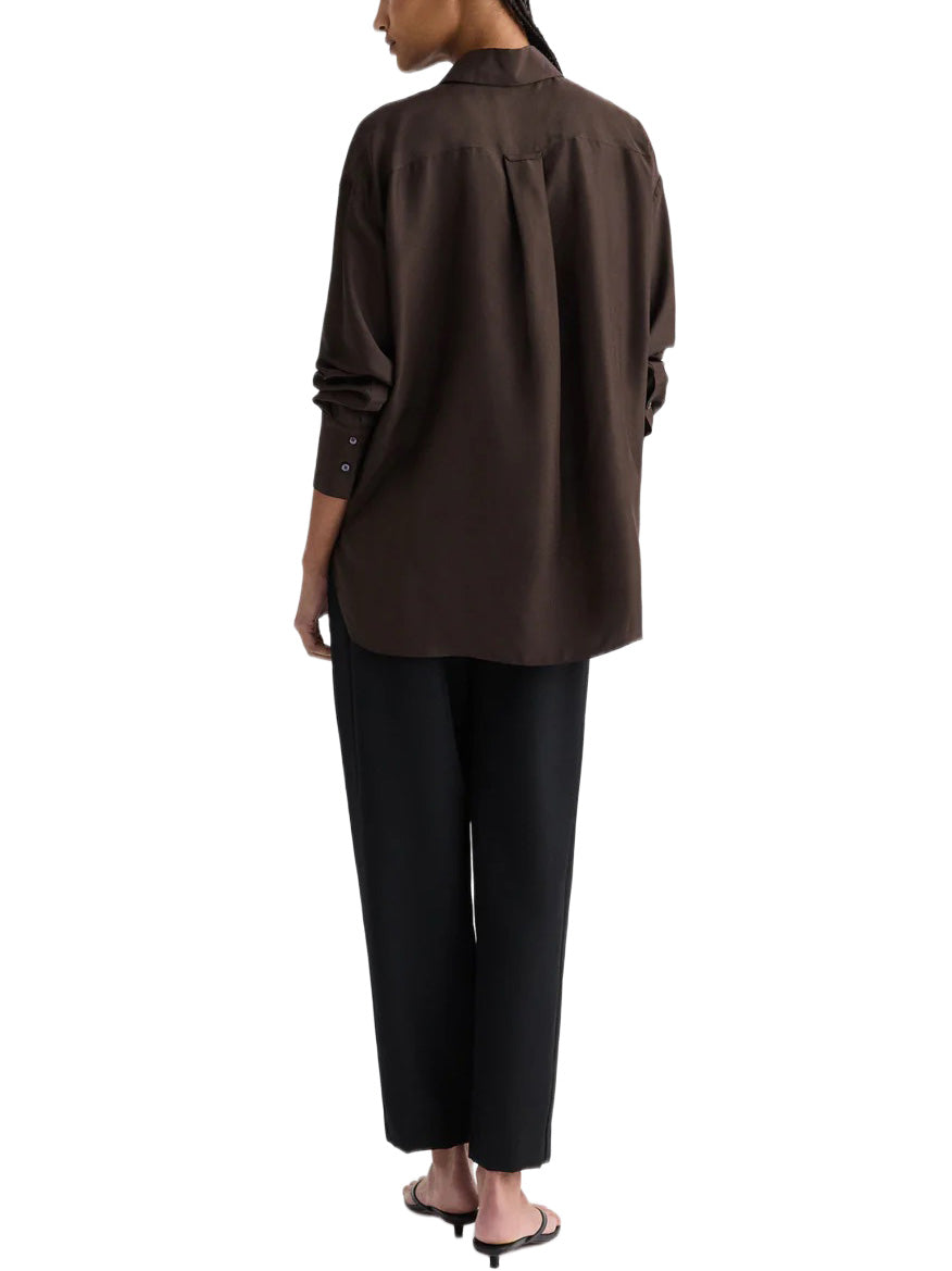 Big Joe Shirt in Washed Silk Habotai