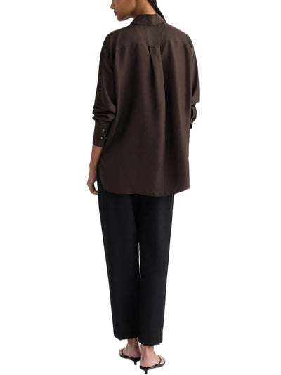 Big Joe Shirt in Washed Silk Habotai