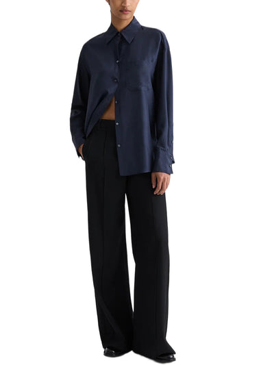 Big Joe Shirt in Washed Silk Habotai