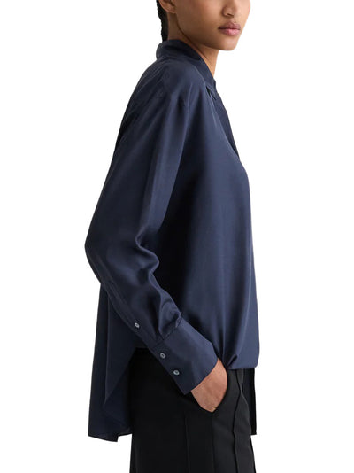 Big Joe Shirt in Washed Silk Habotai