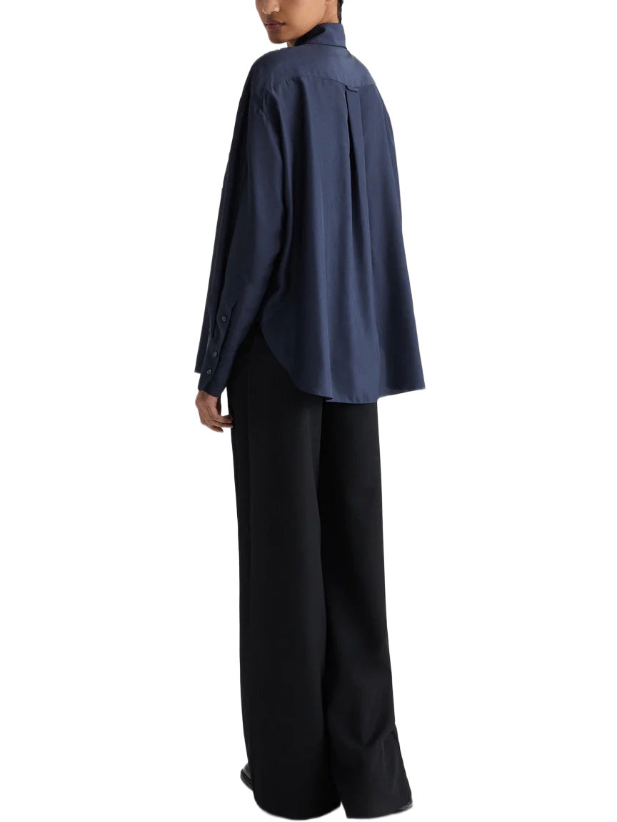 Big Joe Shirt in Washed Silk Habotai