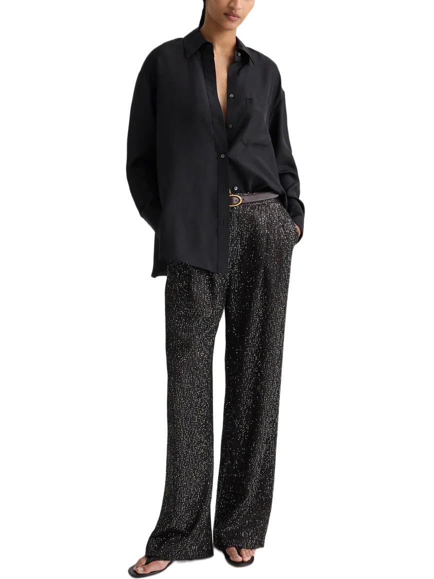 Big Joe Shirt in Washed Silk Habotai