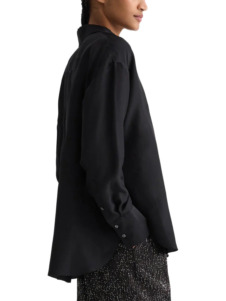 Big Joe Shirt in Washed Silk Habotai