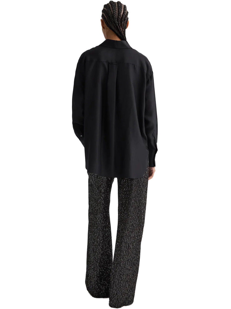 Big Joe Shirt in Washed Silk Habotai