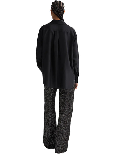 Big Joe Shirt in Washed Silk Habotai