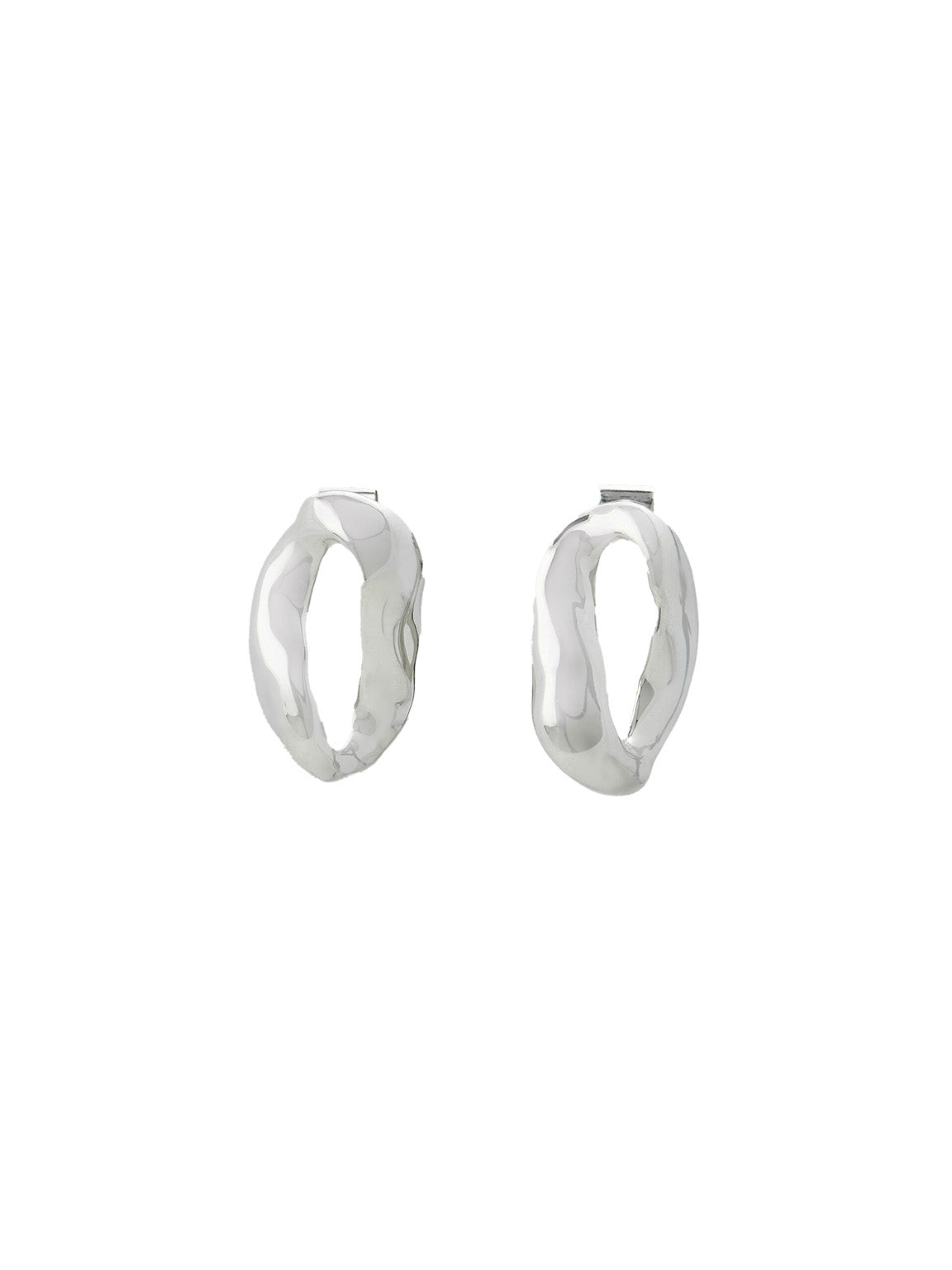 Oversized Irregular Ring Earrings