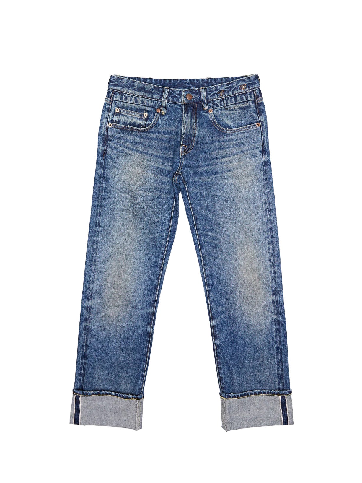 Cuffed Boy Straight Capel Selvedge Blue