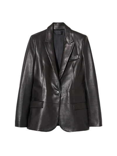 Belmonde Leather Tailored Jacket