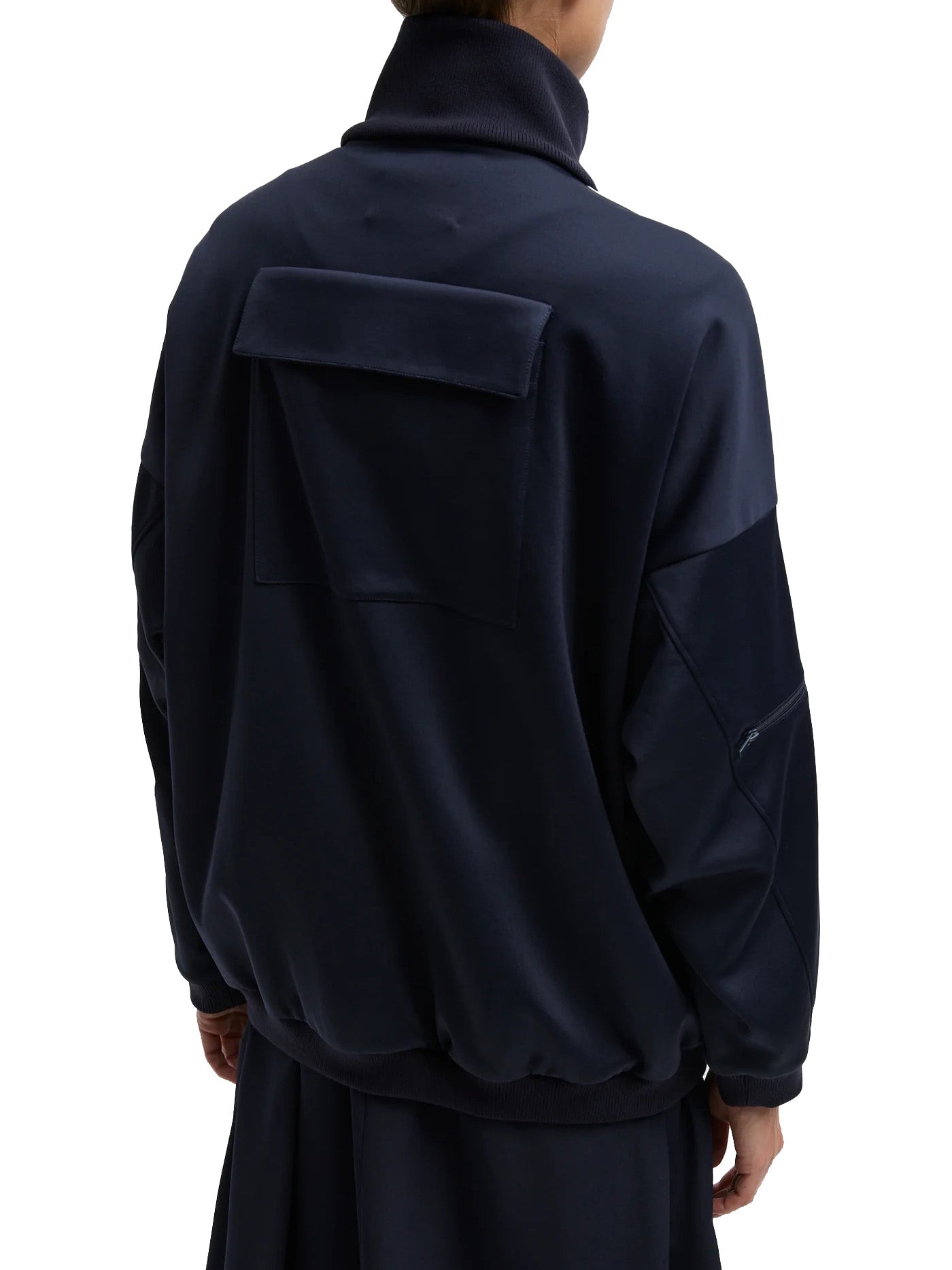 Active Knit Zipper Detailed Track Jacket