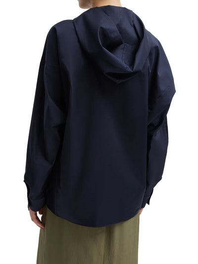 Eco Poplin Hooded Shirt