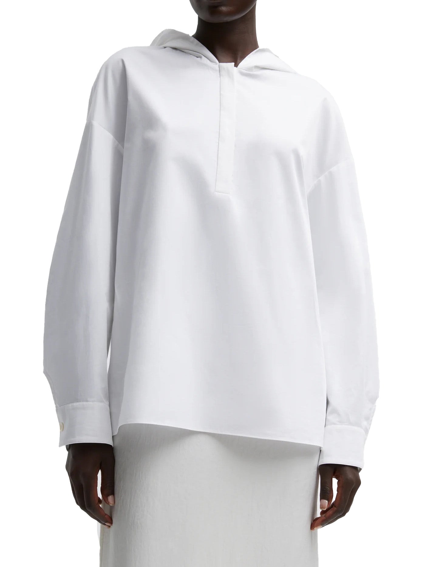 Eco Poplin Hooded Shirt