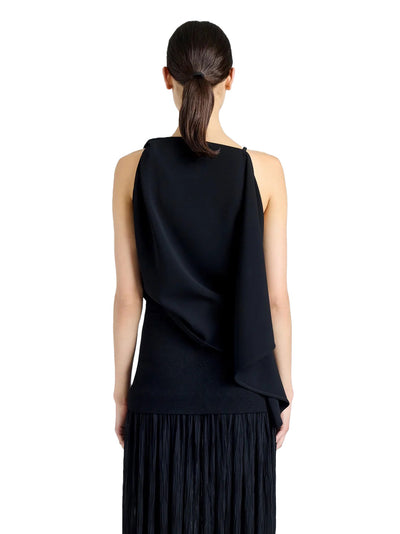 Alyssa Top in Matte Viscose Crepe