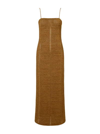Suki Dress in Viscose Ribbon Knit