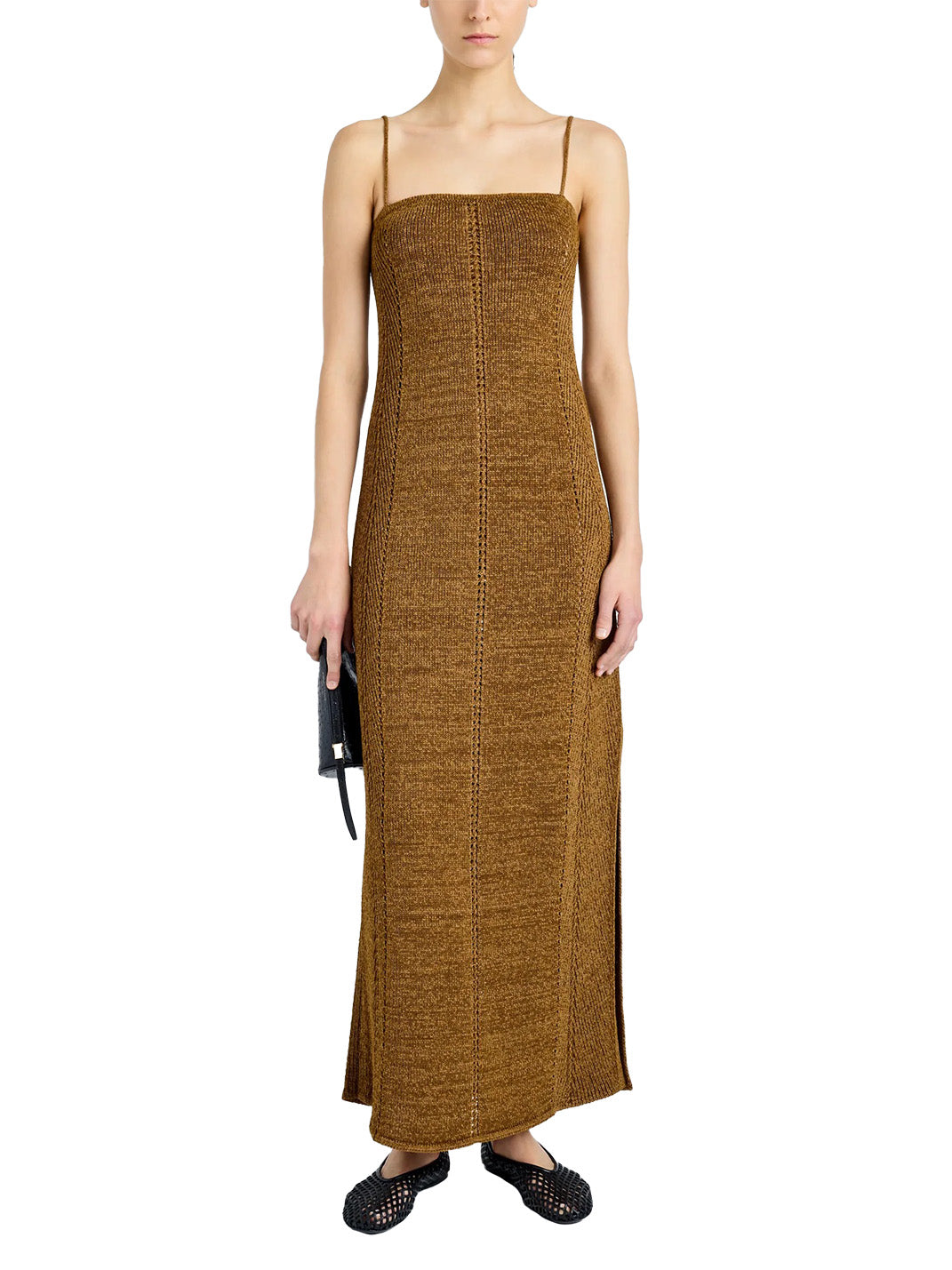 Suki Dress in Viscose Ribbon Knit