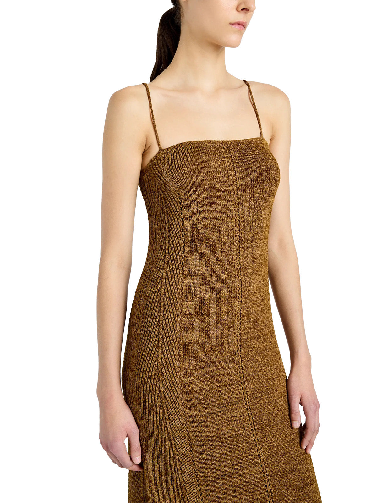 Suki Dress in Viscose Ribbon Knit
