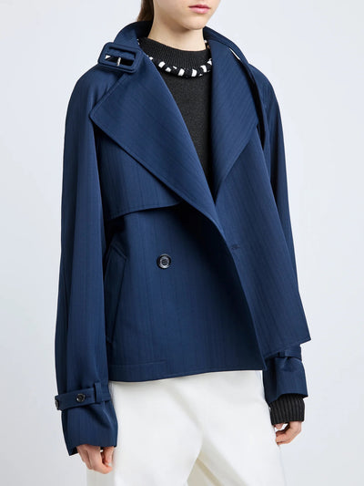 Larissa Jacket in Technical Nylon Jacquard