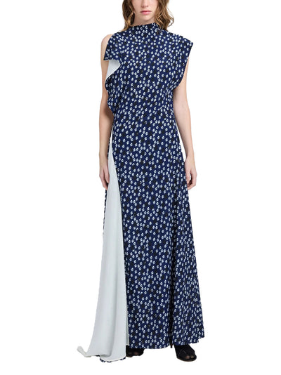 Devyn Dress in Printed Silk Viscose