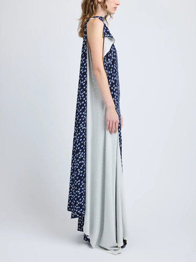 Devyn Dress in Printed Silk Viscose