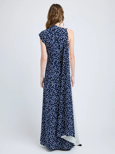 Devyn Dress in Printed Silk Viscose