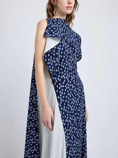 Devyn Dress in Printed Silk Viscose