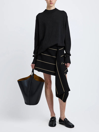 Corri Sweater in Silk Cotton Crepe Knit