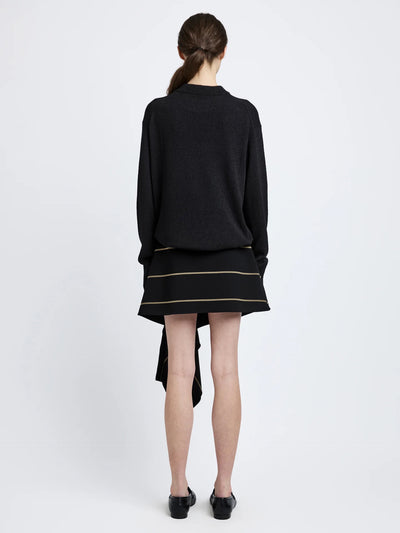 Corri Sweater in Silk Cotton Crepe Knit