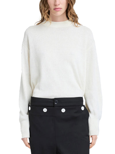 Corri Sweater in Silk Cotton Crepe Knit