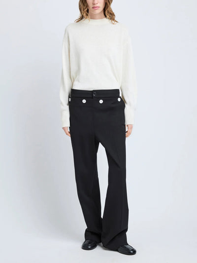 Corri Sweater in Silk Cotton Crepe Knit