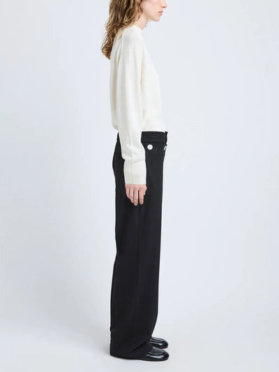 Corri Sweater in Silk Cotton Crepe Knit