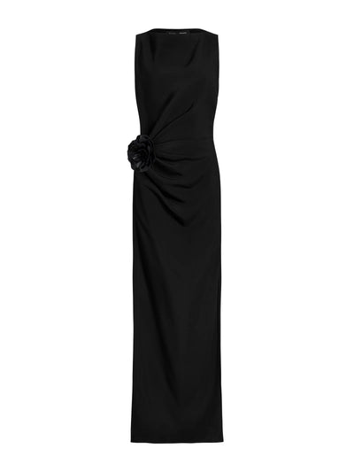 Indria Dress in Matte Double Crepe