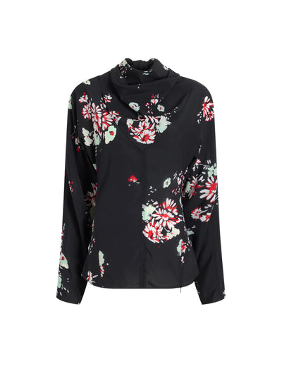 Ysabelle Top In Printed Silk Viscose