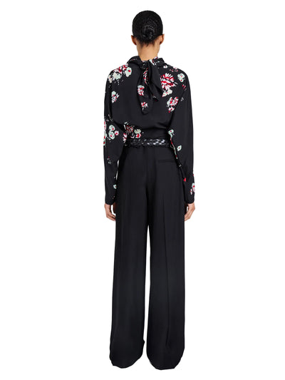 Ysabelle Top In Printed Silk Viscose