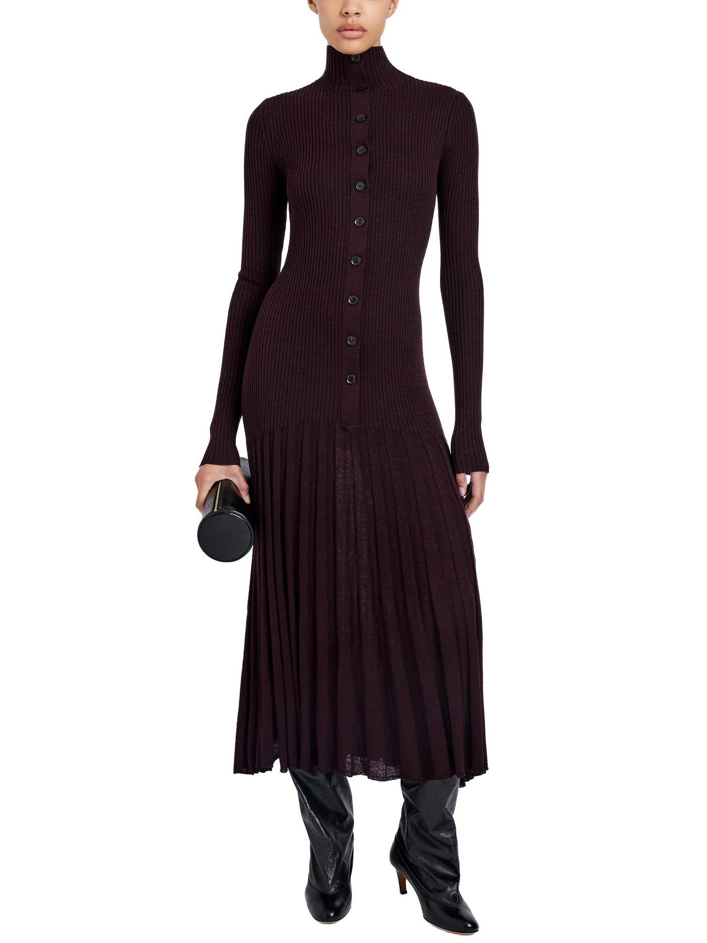 Jada Dress In Superfine Merino