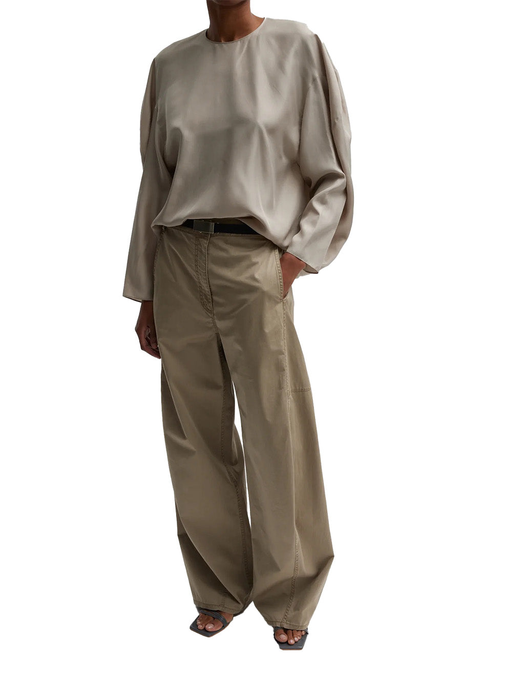 Garment Dyed Silky Cotton Sid Chino Pant