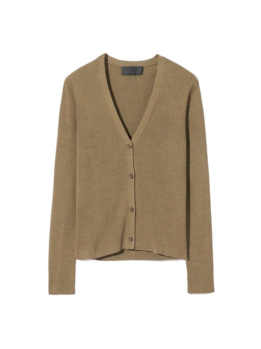 Nari Cardigan in Military Green
