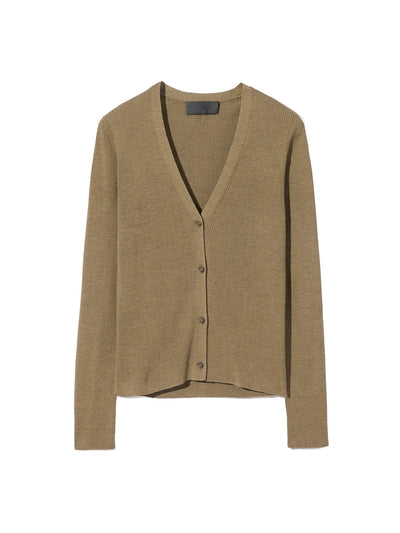 Nari Cardigan in Military Green