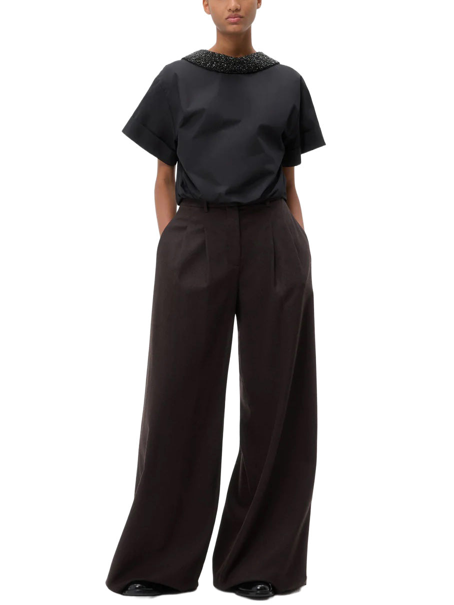 Avery Pant in Wool Cashmere Flannel