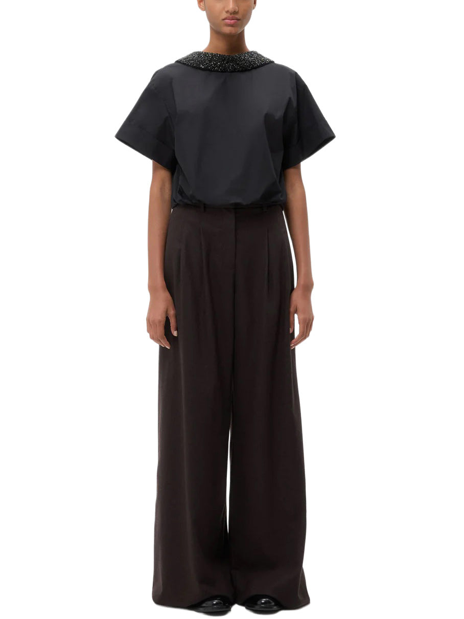 Avery Pant in Wool Cashmere Flannel