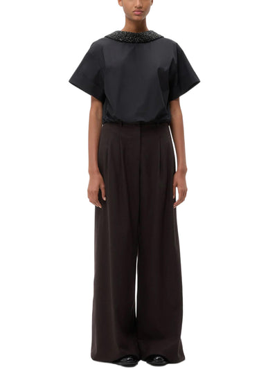 Avery Pant in Wool Cashmere Flannel
