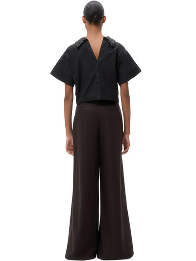 Avery Pant in Wool Cashmere Flannel