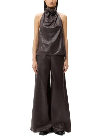 Friday Night Top in Paper Leather