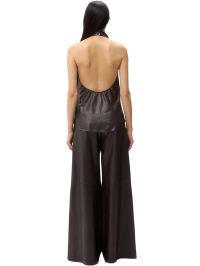 Friday Night Top in Paper Leather