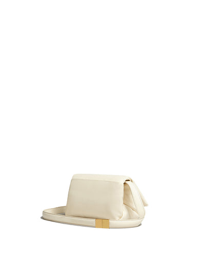Small White leather Prisma Bag