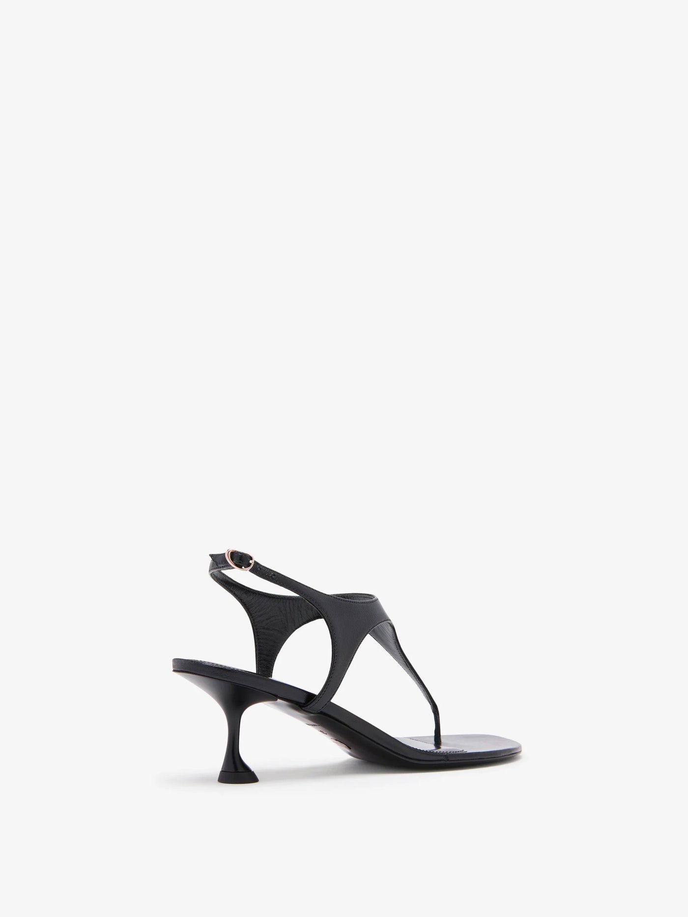 Tee Thong Sandals in Black