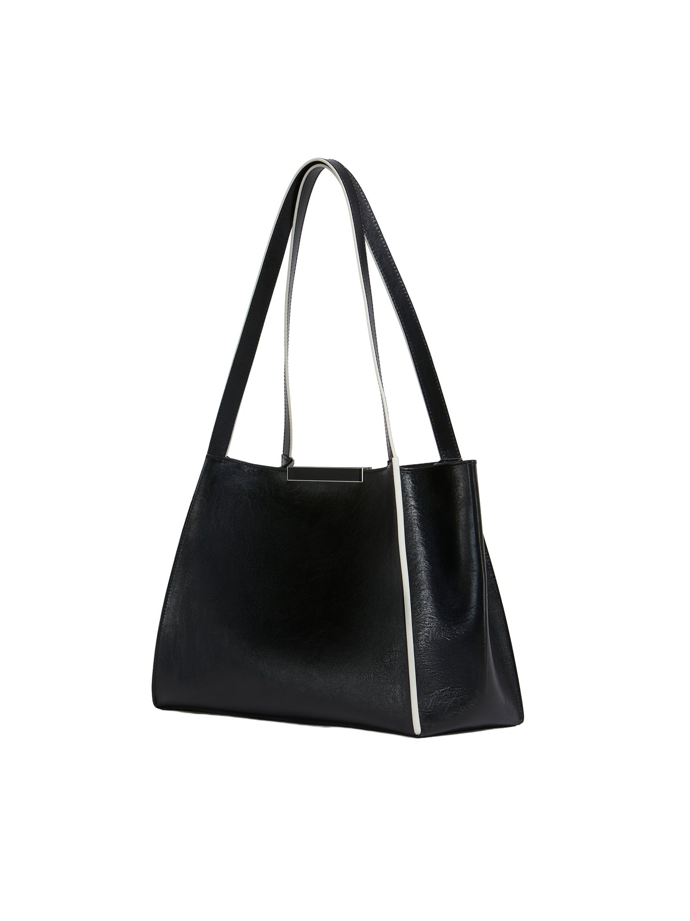 Leather Cresta E/W Small Tote Bag