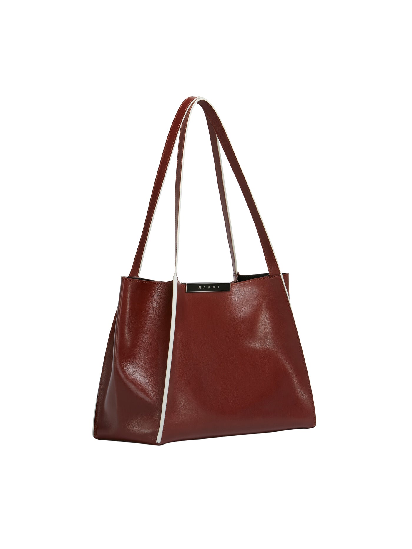 Leather Cresta E/W Small Tote Bag