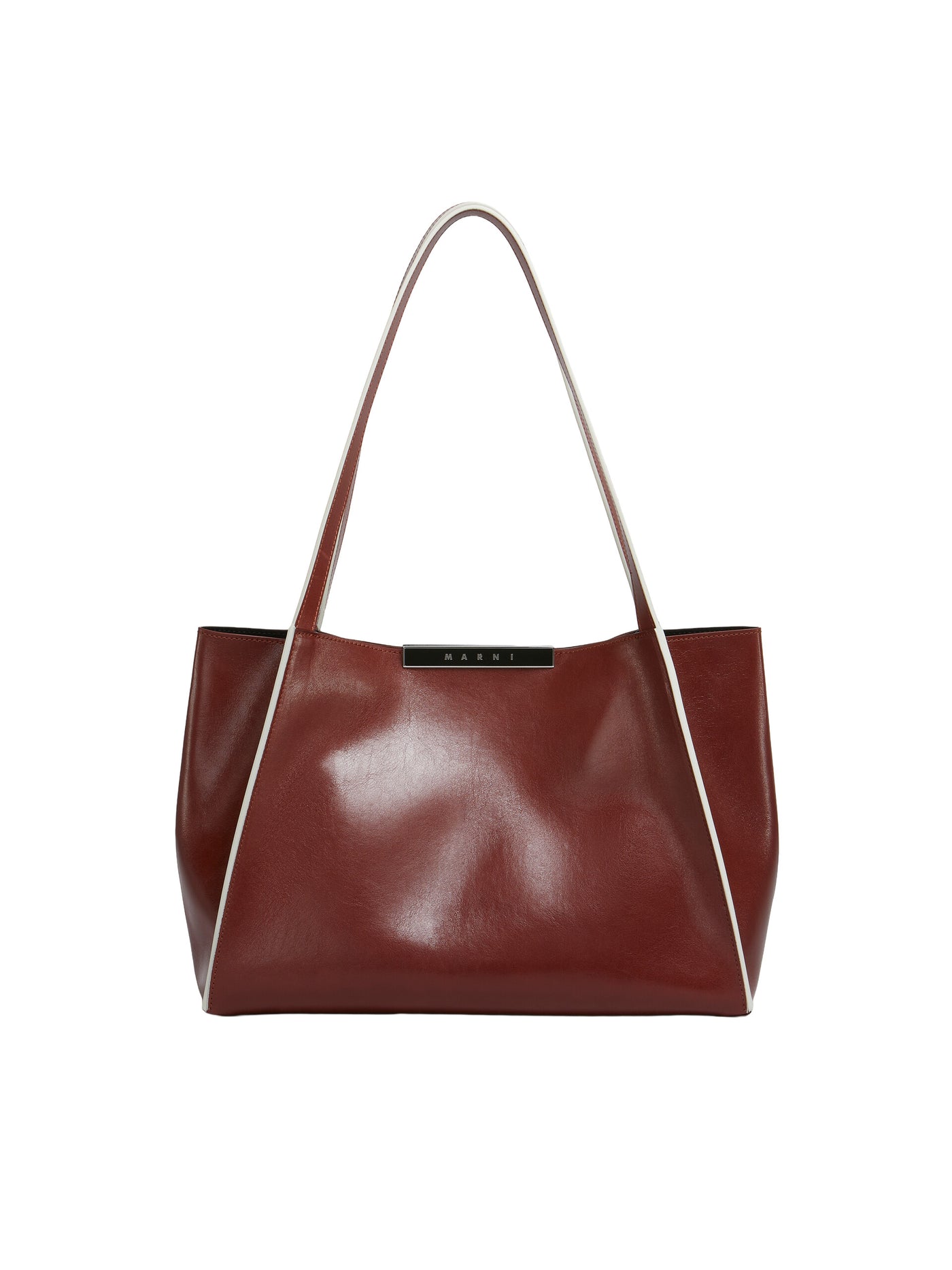 Leather Cresta E/W Small Tote Bag